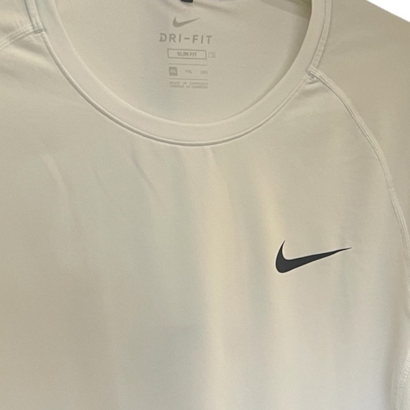 Nike Pro Men's Dri-Fit White Long Sleeve Top Size XXL - Picture 6 of 9